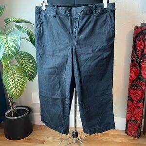 Torrid cropped wide leg pants